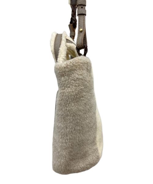 genten（ゲンテン）genten (ゲンテン) パーチェ 2WAYバッグ アイボリー×グレーの古着・服飾アイテム