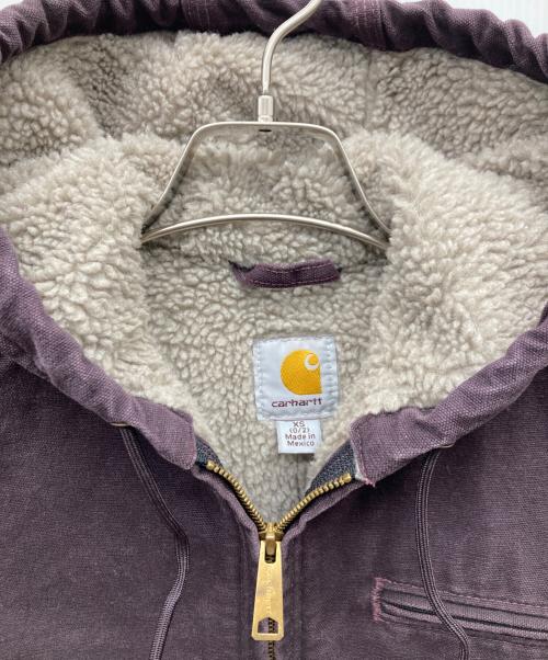 CarHartt（カーハート）CarHartt (カーハート) Sandstone Sherpa-Lined Sierra Jacket パープル サイズ:SIZE XSの古着・服飾アイテム