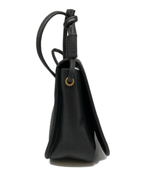 SLOW&CO（スロウアンドコー）SLOW&CO (スロウアンドコー) flapwidth shoulder bag ブラックの古着・服飾アイテム