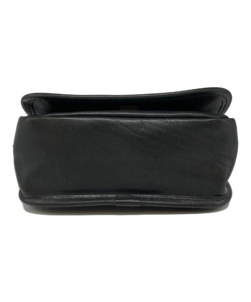 SLOW&CO（スロウアンドコー）SLOW&CO (スロウアンドコー) flapwidth shoulder bag ブラックの古着・服飾アイテム