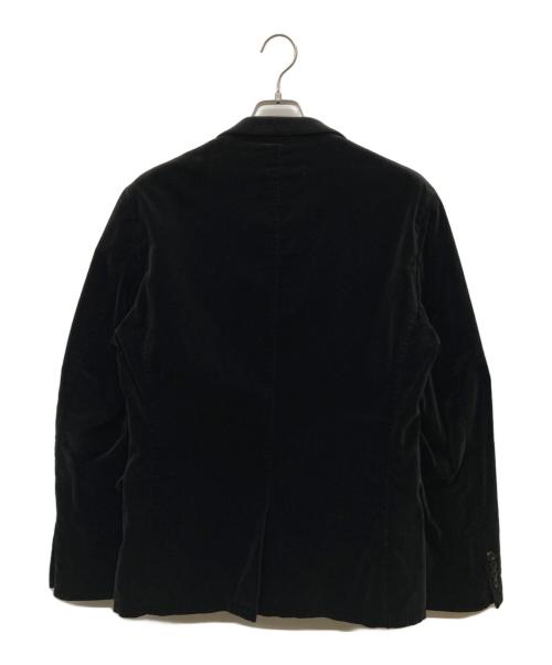 Paul Smith COLLECTION（ポールスミス コレクション）Paul Smith COLLECTION (ポールスミス コレクション) ベロアテーラードジャケット ブラック サイズ:XLの古着・服飾アイテム