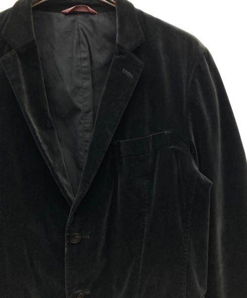 Paul Smith COLLECTION（ポールスミス コレクション）Paul Smith COLLECTION (ポールスミス コレクション) ベロアテーラードジャケット ブラック サイズ:XLの古着・服飾アイテム
