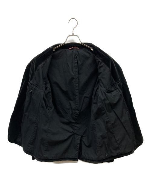 Paul Smith COLLECTION（ポールスミス コレクション）Paul Smith COLLECTION (ポールスミス コレクション) ベロアテーラードジャケット ブラック サイズ:XLの古着・服飾アイテム