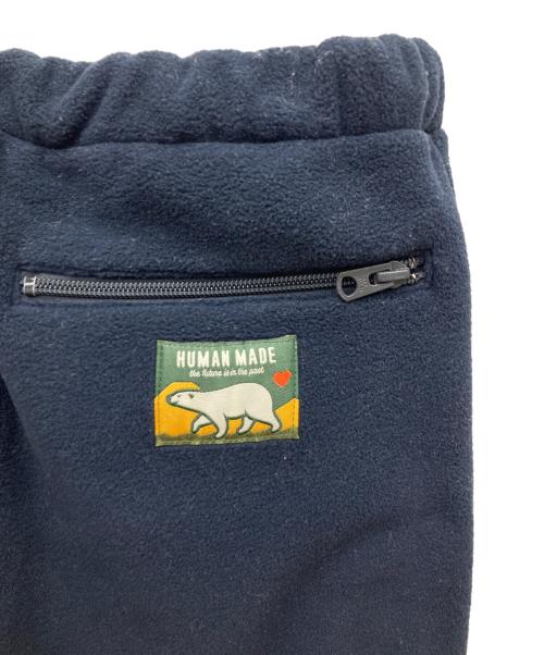 HUMAN MADE（ヒューマンメイド）HUMAN MADE (ヒューマンメイド) Fleece pants ネイビー サイズ:Lの古着・服飾アイテム
