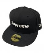 SUPREME×New Era×PLAY BOYシュプリーム×ニューエラ×プレイボーイ）の古着「17SS Box Logo New Era Cap」｜ブラック