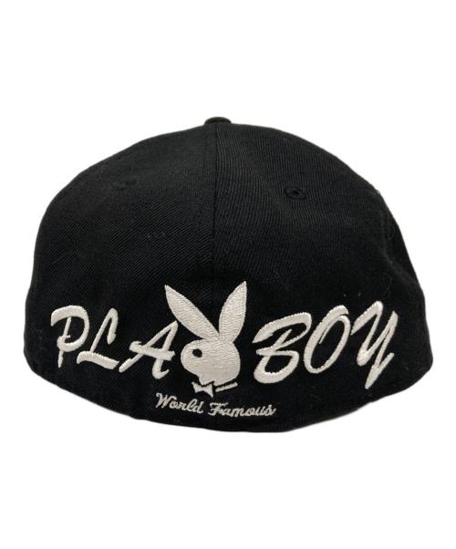 SUPREME（シュプリーム）SUPREME (シュプリーム) New Era (ニューエラ) PLAY BOY (プレイボーイ) 17SS Box Logo New Era Cap ブラック サイズ:7 3/8（58.7cm）の古着・服飾アイテム