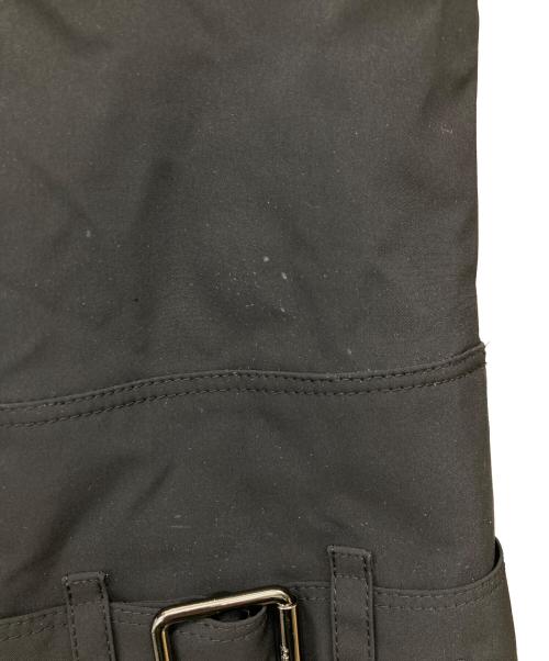 BURBERRY LONDON（バーバリーロンドン）BURBERRY LONDON (バーバリーロンドン) 5WAYダウンライナー フォックスファー シングルトレンチコート ブラック サイズ:40の古着・服飾アイテム