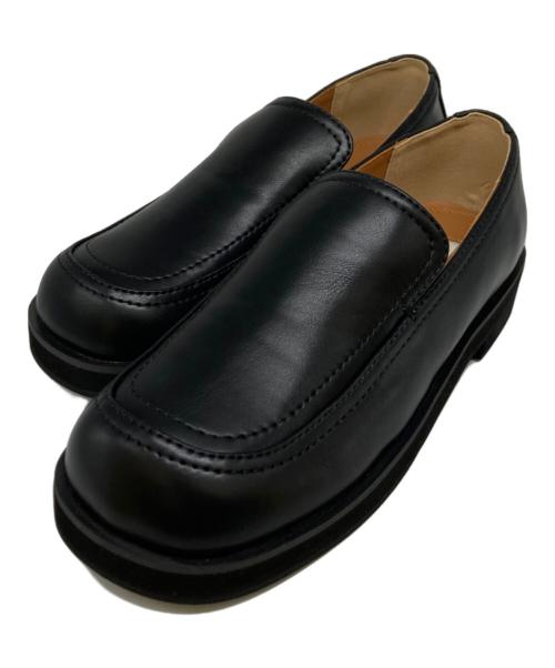 anuke（アンヌーク）anuke (アンヌーク) 25AW Ecoleather Loafers ブラック サイズ:37の古着・服飾アイテム