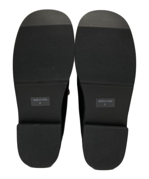 anuke（アンヌーク）anuke (アンヌーク) 25AW Ecoleather Loafers ブラック サイズ:37の古着・服飾アイテム