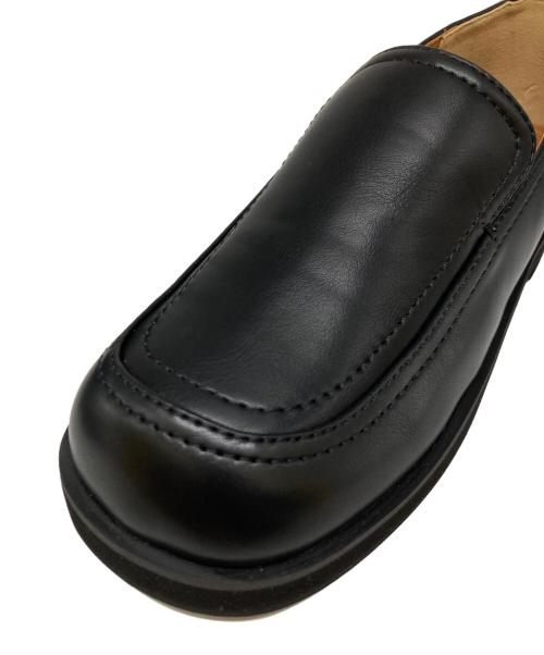 anuke（アンヌーク）anuke (アンヌーク) 25AW Ecoleather Loafers ブラック サイズ:37の古着・服飾アイテム