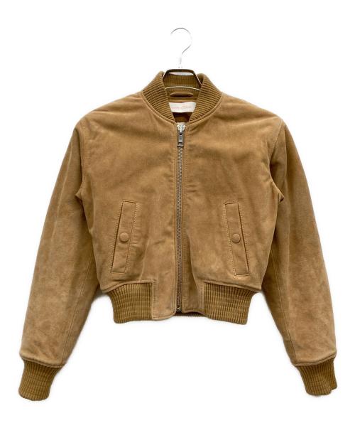 SEE BY CHLOE（シーバイクロエ）SEE BY CHLOE (シーバイクロエ) カウスウェードブルゾン ベージュ サイズ:34の古着・服飾アイテム