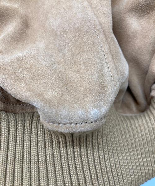 SEE BY CHLOE（シーバイクロエ）SEE BY CHLOE (シーバイクロエ) カウスウェードブルゾン ベージュ サイズ:34の古着・服飾アイテム