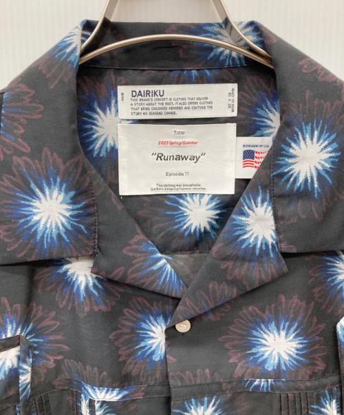 DAIRIKU（ダイリク）DAIRIKU (ダイリク) 23SS Flower Aloha Shirt ネイビー サイズ:Lの古着・服飾アイテム