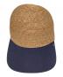 HELEN KAMINSKI (ヘレンカミンスキー) ラフィアキャップ ナチュラル×ネイビー サイズ:ONE：12000円