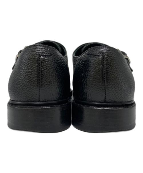 Jalan Sriwijaya（ジャランスリウァヤ）Jalan Sriwijaya (ジャランスリウァヤ) BEAMS Lights (ビームスライト) EDWARD ダブルモンクストラップシューズ ブラック サイズ:7の古着・服飾アイテム