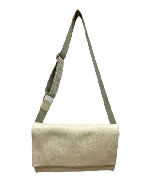 ear PAPILLONNER（イアパピヨネ）ear PAPILLONNER (イアパピヨネ) ワイドテープショルダーバッグ ベージュの古着・服飾アイテム