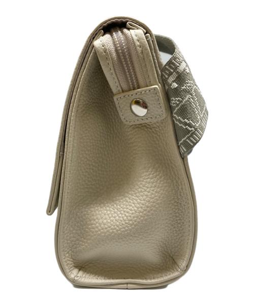 ear PAPILLONNER（イアパピヨネ）ear PAPILLONNER (イアパピヨネ) ワイドテープショルダーバッグ ベージュの古着・服飾アイテム