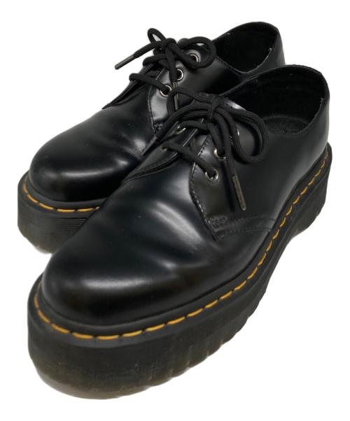Dr.Martens（ドクターマーチン）Dr.Martens (ドクターマーチン) 1461 QUAD 3 ホール シューズ ブラック サイズ:7の古着・服飾アイテム