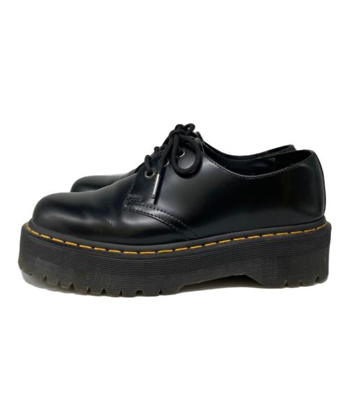 Dr.Martens（ドクターマーチン）Dr.Martens (ドクターマーチン) 1461 QUAD 3 ホール シューズ ブラック サイズ:7の古着・服飾アイテム