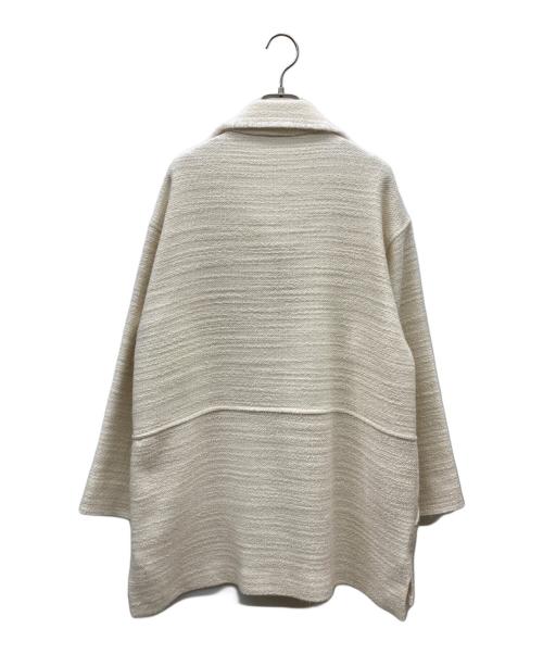 Plage（プラージュ）Plage (プラージュ) TWEEDhalfzipプルオーバー ホワイト サイズ:36の古着・服飾アイテム