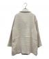 Plage (プラージュ) TWEEDhalfzipプルオーバー ホワイト サイズ:36：5000円