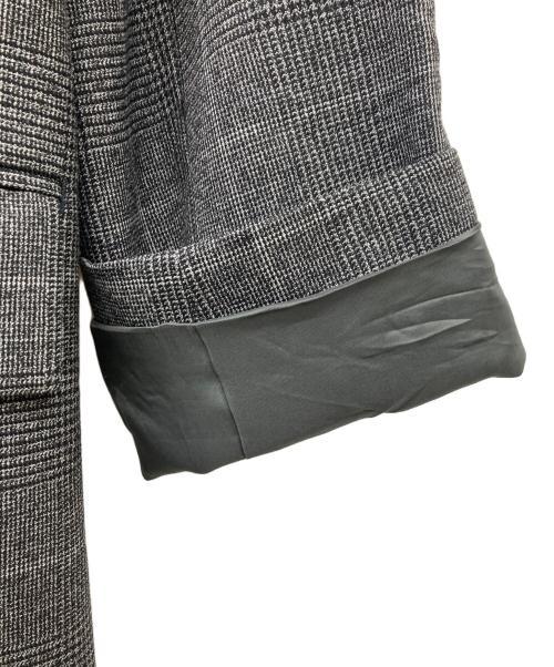 Col Pierrot（コルピエロ）Col Pierrot (コルピエロ) ESTNATION (エストネーション) チェックダブルブレストジャケット グレー サイズ:FREEの古着・服飾アイテム