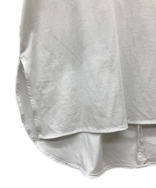 LOHEN（ローヘン）LOHEN (ローヘン) カーブスリーブロングTシャツ ホワイト サイズ:SIZE Freeの古着・服飾アイテム