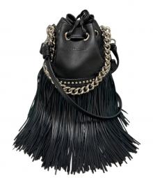 J&M DAVIDSON（ジェイ＆エム デヴィッドソン）の古着「フリンジカーニバルミニ2WAYバッグ」｜ブラック