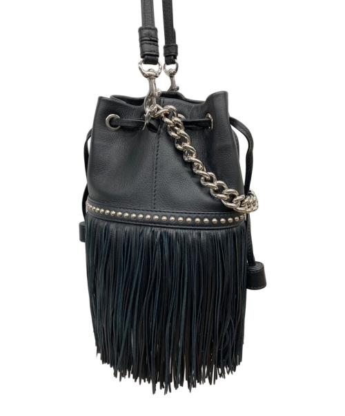 J&M DAVIDSON（ジェイ＆エム デヴィッドソン）J&M DAVIDSON (ジェイ＆エム デヴィッドソン) フリンジカーニバルミニ2WAYバッグ ブラックの古着・服飾アイテム