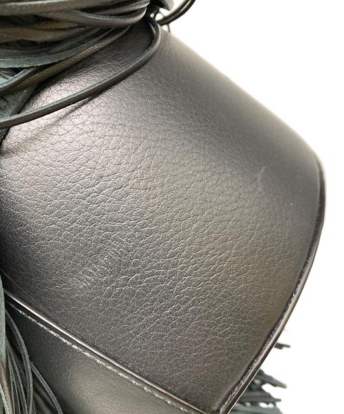 J&M DAVIDSON（ジェイ＆エム デヴィッドソン）J&M DAVIDSON (ジェイ＆エム デヴィッドソン) フリンジカーニバルミニ2WAYバッグ ブラックの古着・服飾アイテム