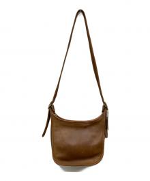 COACH（コーチ）の古着「マシュー レザーショルダーバッグ」｜ブラウン