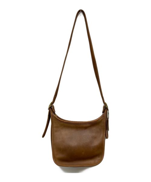 COACH（コーチ）COACH (コーチ) マシュー レザーショルダーバッグ ブラウンの古着・服飾アイテム