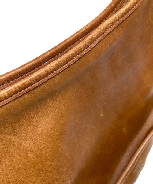 COACH（コーチ）COACH (コーチ) マシュー レザーショルダーバッグ ブラウンの古着・服飾アイテム