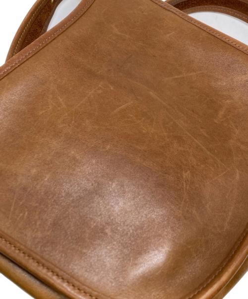 COACH（コーチ）COACH (コーチ) マシュー レザーショルダーバッグ ブラウンの古着・服飾アイテム