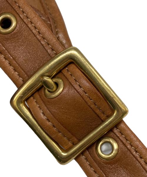COACH（コーチ）COACH (コーチ) マシュー レザーショルダーバッグ ブラウンの古着・服飾アイテム