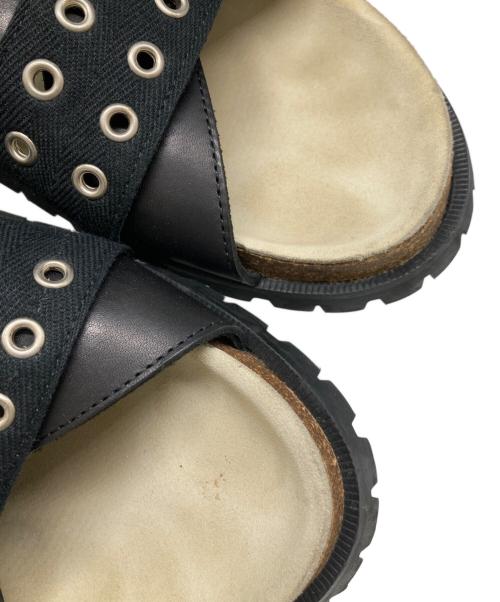 sacai（サカイ）sacai (サカイ) A.P.C. (アーペーセー) Jules sandals ブラック サイズ:43の古着・服飾アイテム