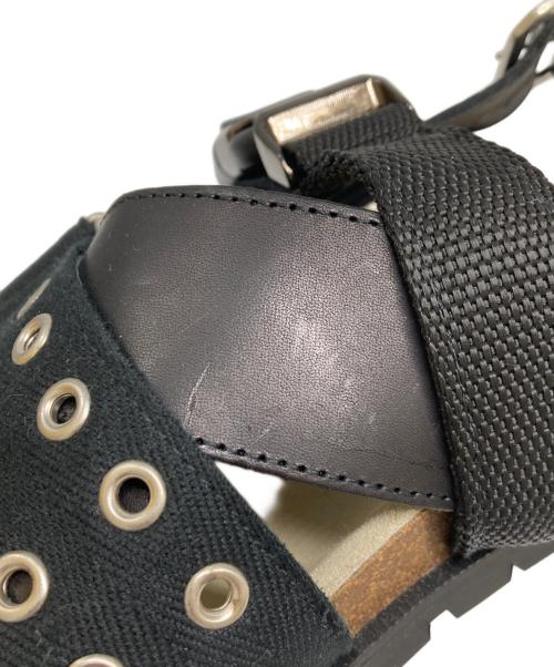 sacai（サカイ）sacai (サカイ) A.P.C. (アーペーセー) Jules sandals ブラック サイズ:43の古着・服飾アイテム