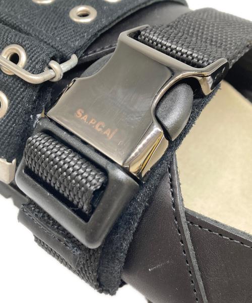 sacai（サカイ）sacai (サカイ) A.P.C. (アーペーセー) Jules sandals ブラック サイズ:43の古着・服飾アイテム