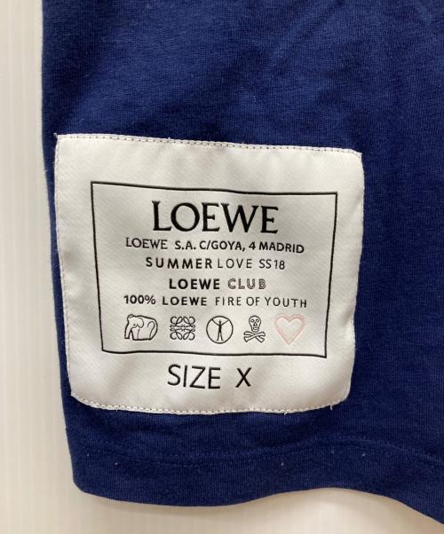 LOEWE（ロエベ）LOEWE (ロエベ) Navy club T-shirt ネイビー サイズ:Mの古着・服飾アイテム
