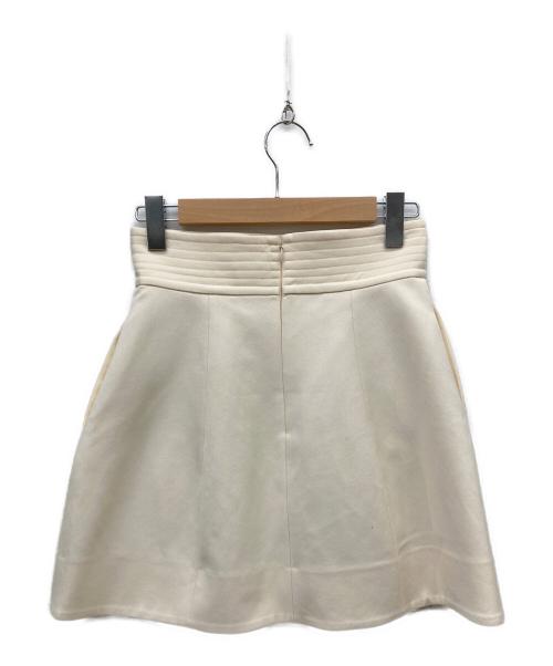 CLANE（クラネ）CLANE (クラネ) WIDE BELT CONSTRUCTIVE MINI SKIRT アイボリー サイズ:SIZE 1の古着・服飾アイテム