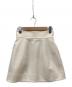 CLANE（クラネ）の古着「WIDE BELT CONSTRUCTIVE MINI SKIRT」｜アイボリー