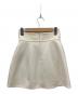 CLANE (クラネ) WIDE BELT CONSTRUCTIVE MINI SKIRT アイボリー サイズ:SIZE 1：5000円