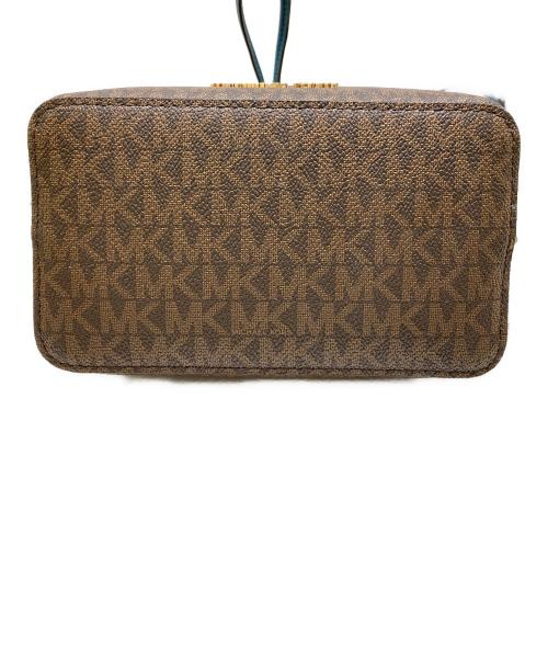 MICHAEL KORS（マイケル・コース）MICHAEL KORS (マイケル・コース) 2WAYショルダーバッグ ブラウン×ブルー サイズ:-の古着・服飾アイテム