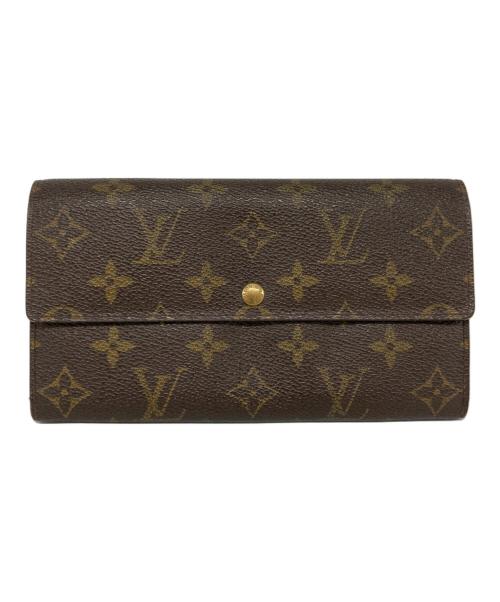 LOUIS VUITTON（ルイ ヴィトン）LOUIS VUITTON (ルイ ヴィトン) ポシェット・ポルトモネ クレディ ブラウン サイズ:-の古着・服飾アイテム