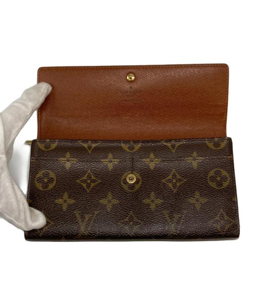 LOUIS VUITTON（ルイ ヴィトン）LOUIS VUITTON (ルイ ヴィトン) ポシェット・ポルトモネ クレディ ブラウン サイズ:-の古着・服飾アイテム