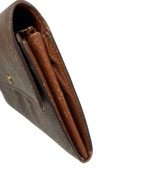 LOUIS VUITTON（ルイ ヴィトン）LOUIS VUITTON (ルイ ヴィトン) ポシェット・ポルトモネ クレディ ブラウン サイズ:-の古着・服飾アイテム