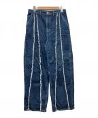 jiedaジエダ）の古着「SWITCHING OVER DENIM PANTS」｜インディゴ