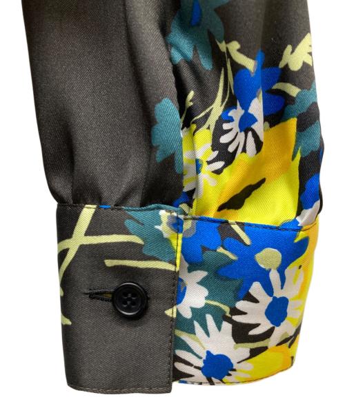 PLAN C（プランシー）PLAN C (プランシー) 花柄ワンピース ブラック×イエロー サイズ:38の古着・服飾アイテム