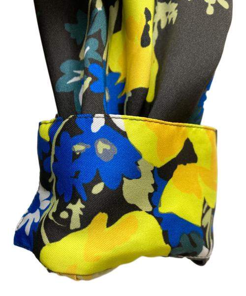 PLAN C（プランシー）PLAN C (プランシー) 花柄ワンピース ブラック×イエロー サイズ:38の古着・服飾アイテム