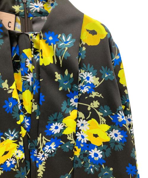 PLAN C（プランシー）PLAN C (プランシー) 花柄ワンピース ブラック×イエロー サイズ:38の古着・服飾アイテム